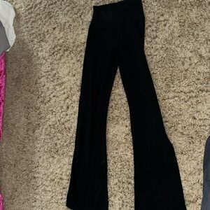 Aerie black flare leggings XS